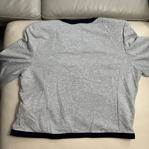 NWT - Tommy Hilfiger Women's Contrast Trim Open Front Jacket - Size XL - Picture 10 of 13